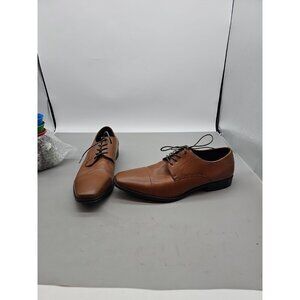 Kenneth Cole Unlisted -cap‎ Toe Men's Lace Up Wing Tip Shoes sz 11.5
